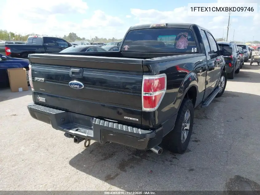 1FTEX1CMXBKD09746 2011 Ford F-150 Xlt
