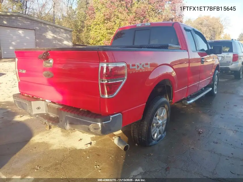 1FTFX1ET7BFB15645 2011 Ford F-150 Xlt