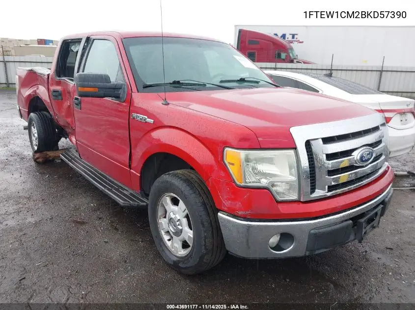1FTEW1CM2BKD57390 2011 Ford F-150 Xlt