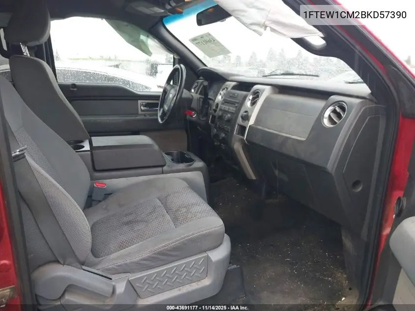 1FTEW1CM2BKD57390 2011 Ford F-150 Xlt