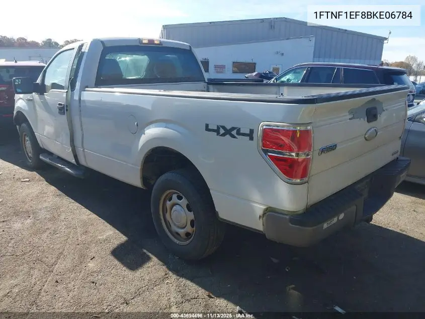 1FTNF1EF8BKE06784 2011 Ford F-150 Xl