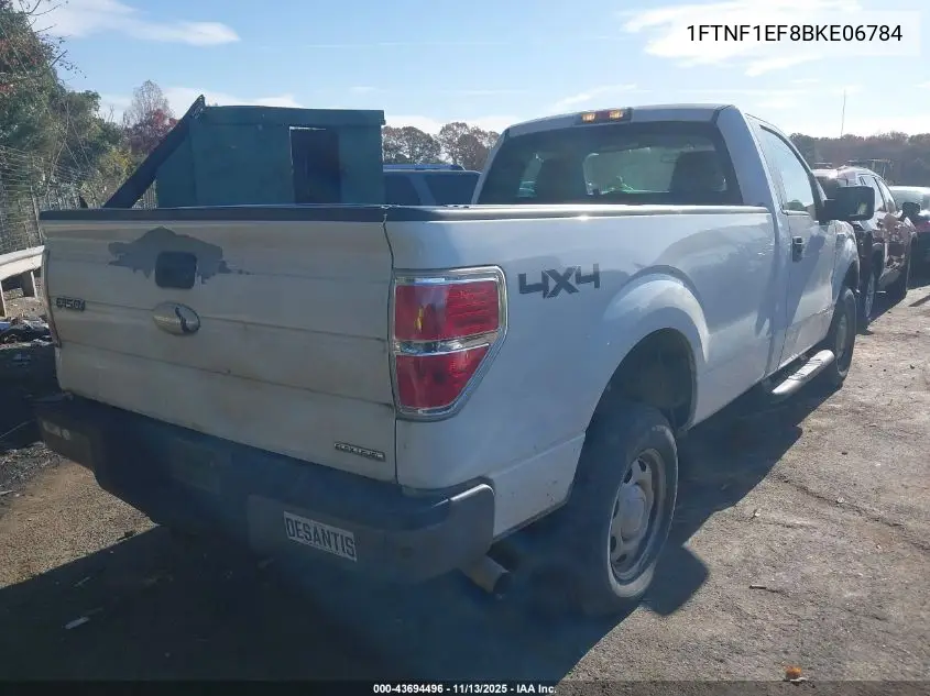 1FTNF1EF8BKE06784 2011 Ford F-150 Xl