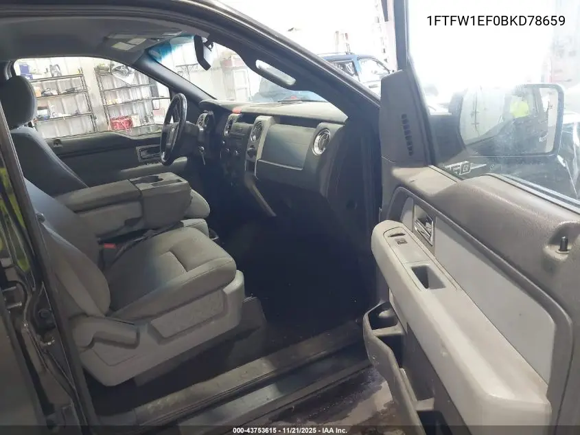 1FTFW1EF0BKD78659 2011 Ford F-150 Xlt
