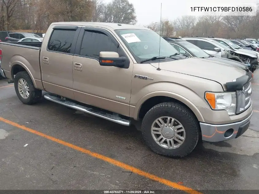 1FTFW1CT9BFD10586 2011 Ford F-150 Lariat