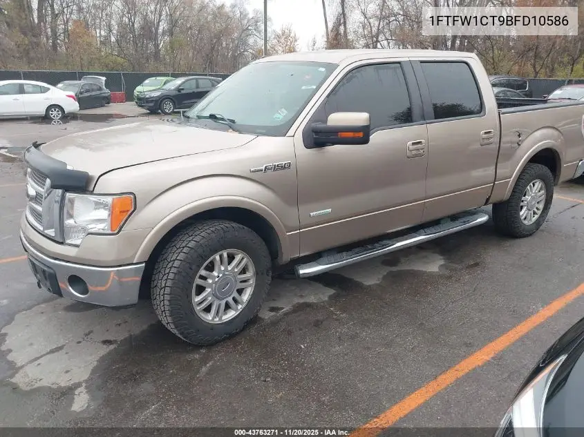 1FTFW1CT9BFD10586 2011 Ford F-150 Lariat