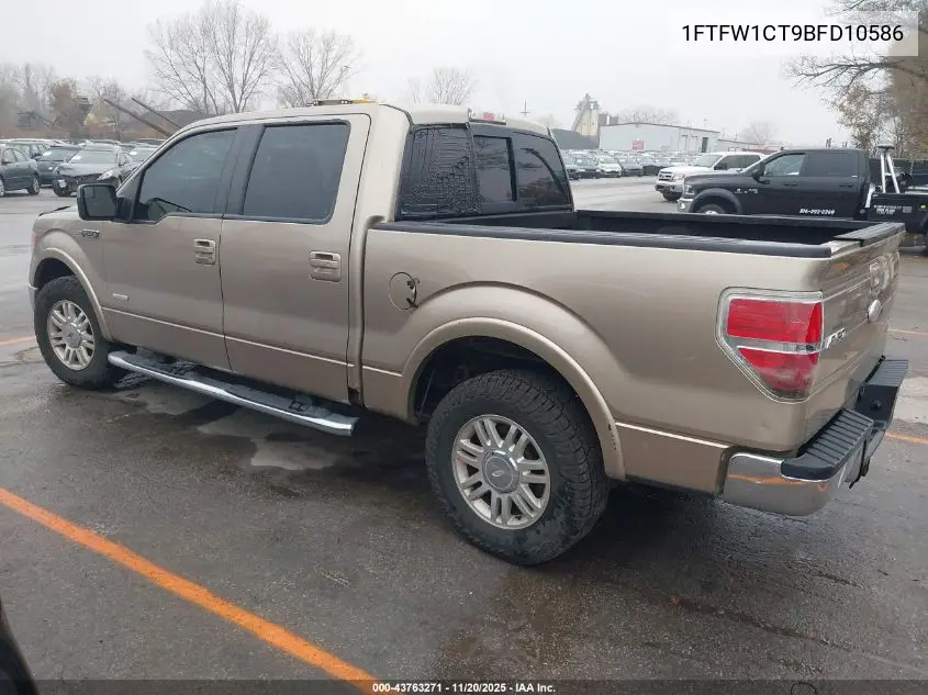 1FTFW1CT9BFD10586 2011 Ford F-150 Lariat