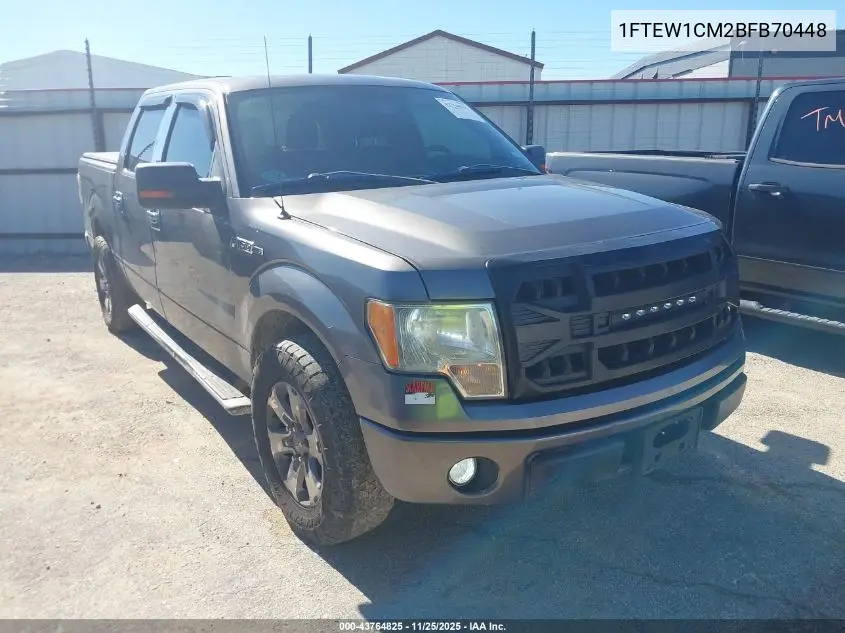 1FTEW1CM2BFB70448 2011 Ford F-150 Xlt