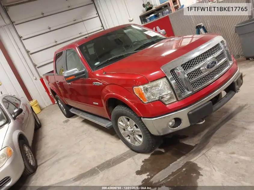 1FTFW1ET1BKE17765 2011 Ford F-150 Lariat