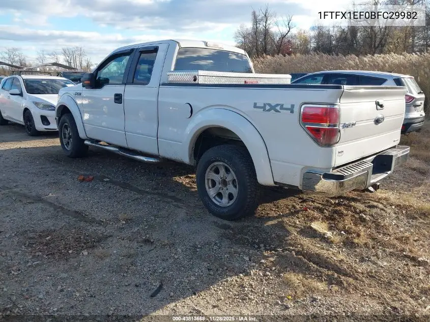1FTFX1EF0BFC29982 2011 Ford F-150 Xlt
