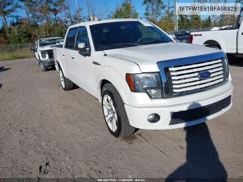 1FTFW1E61BFA58825 2011 Ford F-150 Lariat Limited