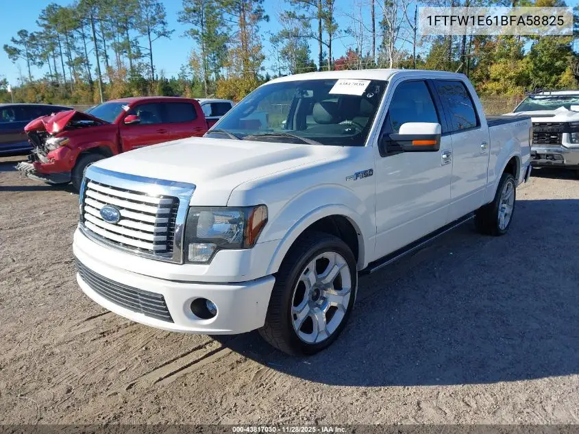 1FTFW1E61BFA58825 2011 Ford F-150 Lariat Limited