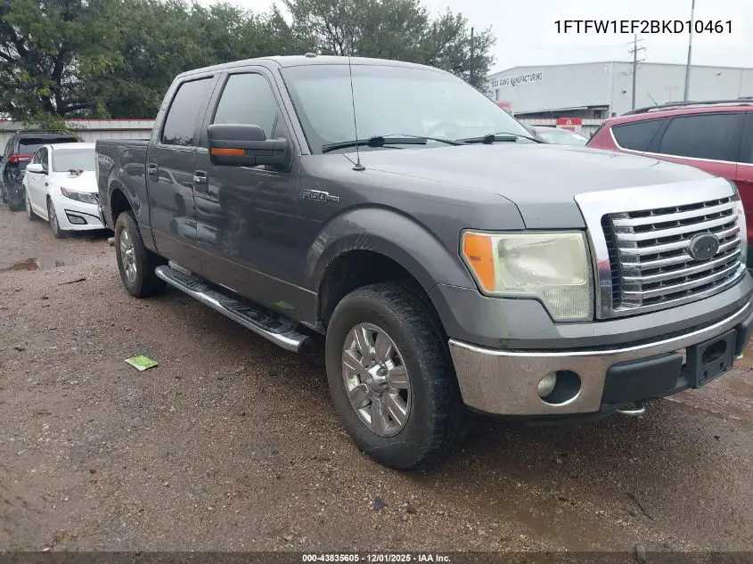 1FTFW1EF2BKD10461 2011 Ford F-150 Xlt