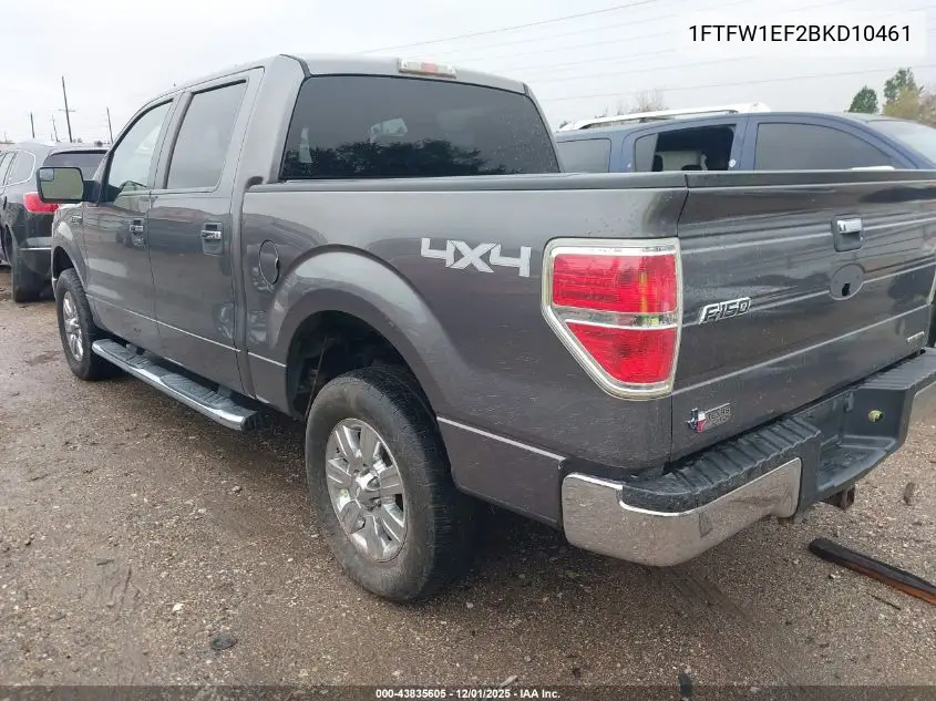 1FTFW1EF2BKD10461 2011 Ford F-150 Xlt