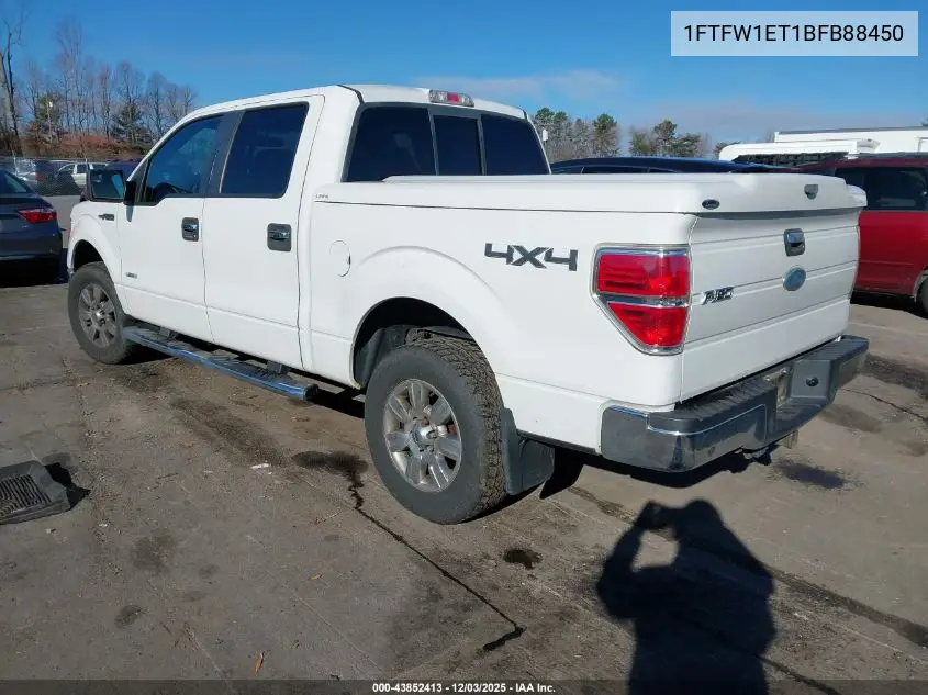 1FTFW1ET1BFB88450 2011 Ford F-150 Xlt
