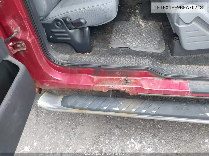1FTFX1EF9BFA76213 2011 Ford F-150 Xlt