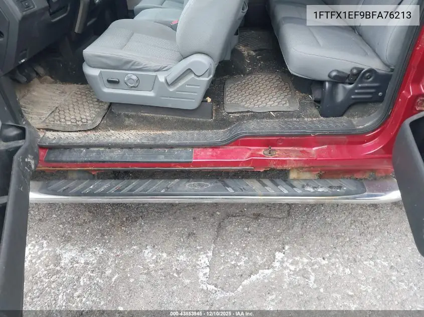 1FTFX1EF9BFA76213 2011 Ford F-150 Xlt