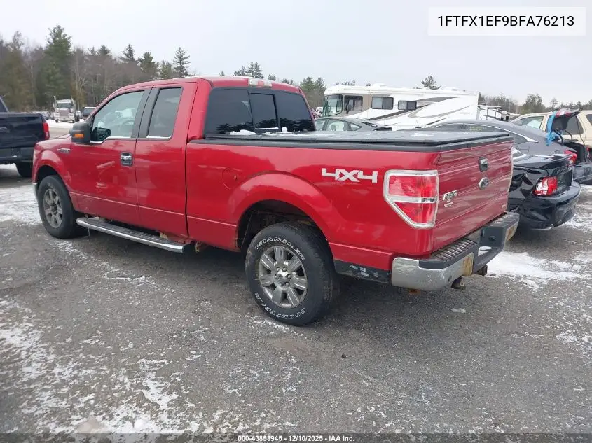 1FTFX1EF9BFA76213 2011 Ford F-150 Xlt