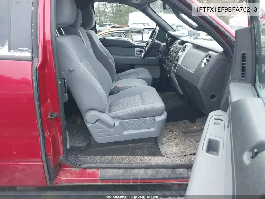 1FTFX1EF9BFA76213 2011 Ford F-150 Xlt