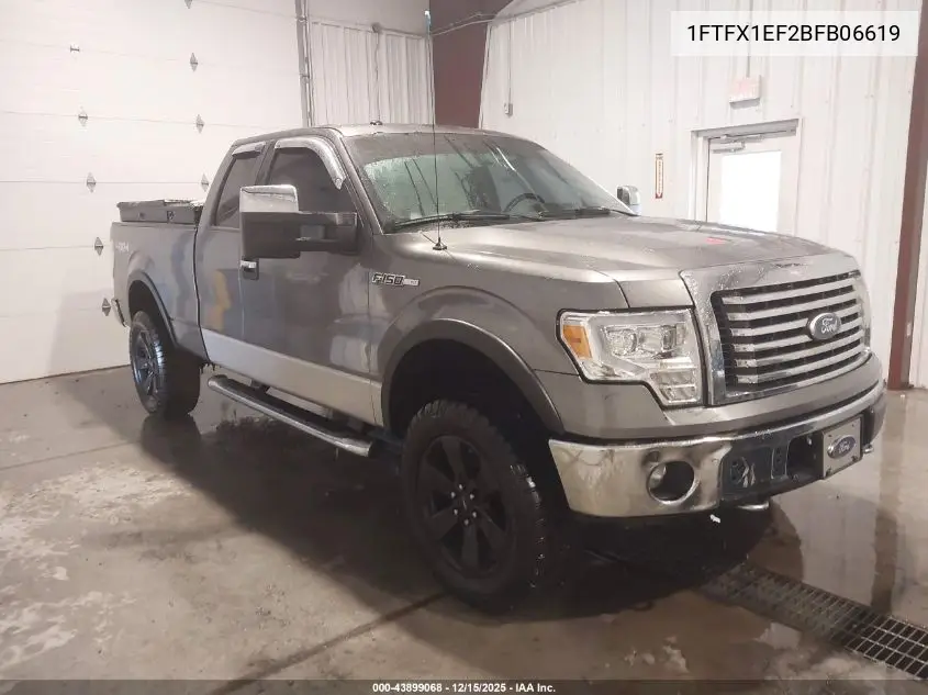 1FTFX1EF2BFB06619 2011 Ford F-150 Xlt