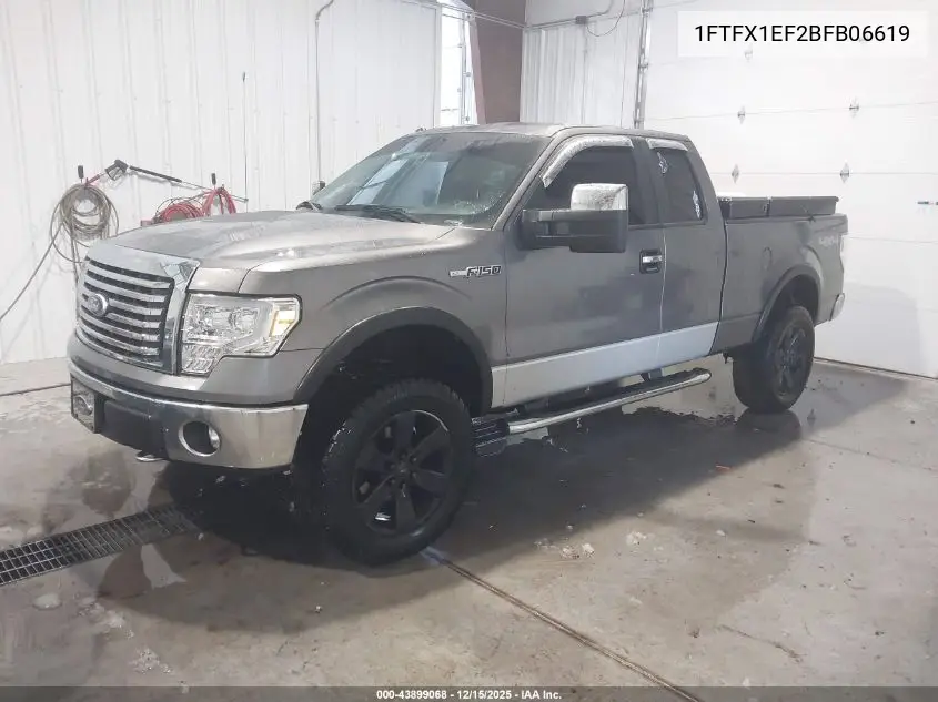 1FTFX1EF2BFB06619 2011 Ford F-150 Xlt