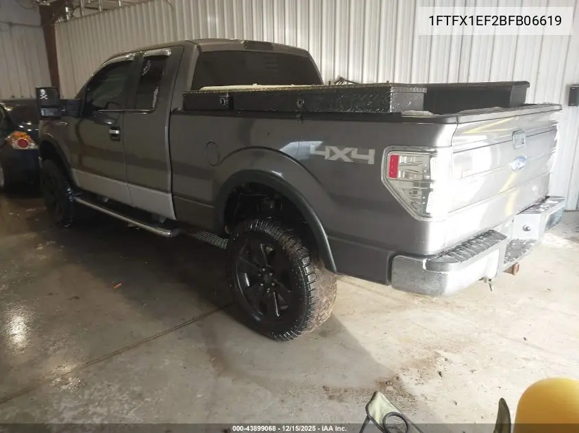 1FTFX1EF2BFB06619 2011 Ford F-150 Xlt