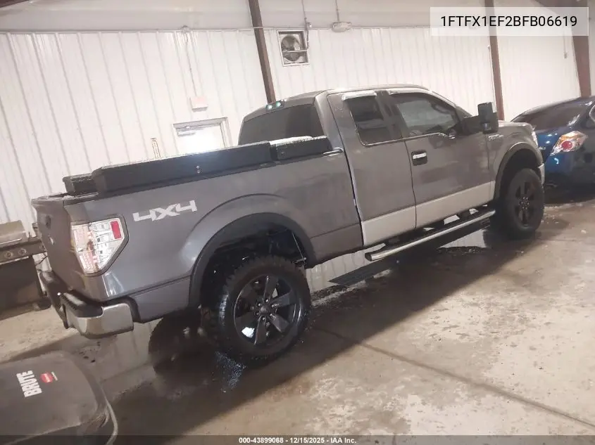 1FTFX1EF2BFB06619 2011 Ford F-150 Xlt