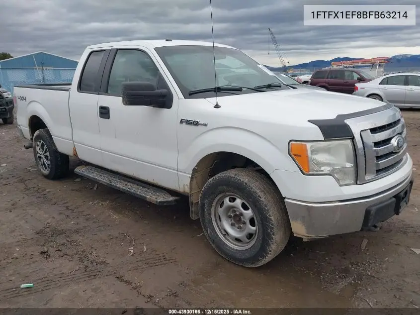 1FTFX1EF8BFB63214 2011 Ford F-150 Xlt