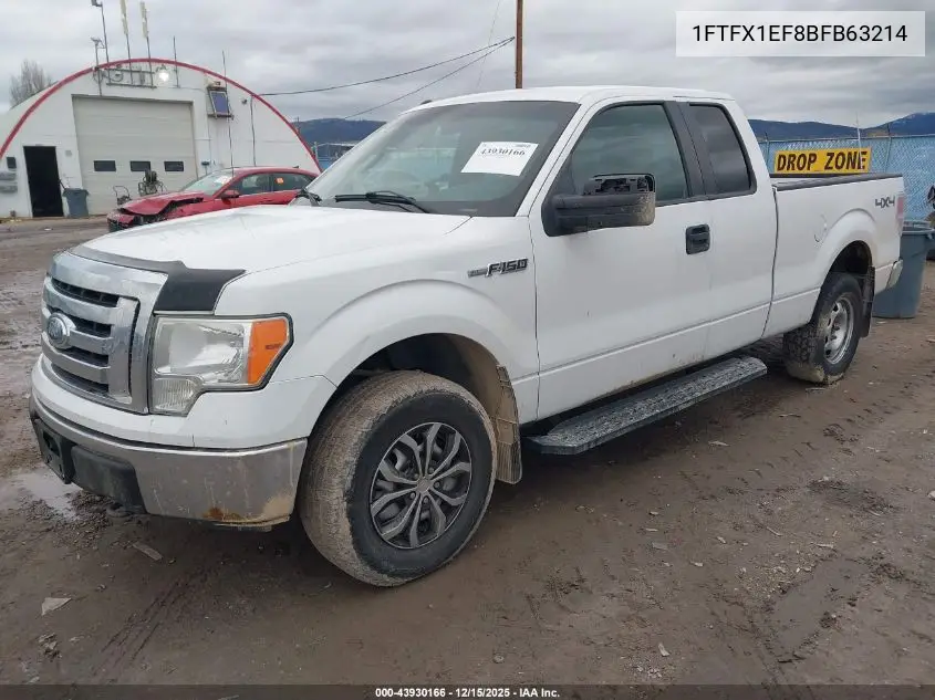 1FTFX1EF8BFB63214 2011 Ford F-150 Xlt
