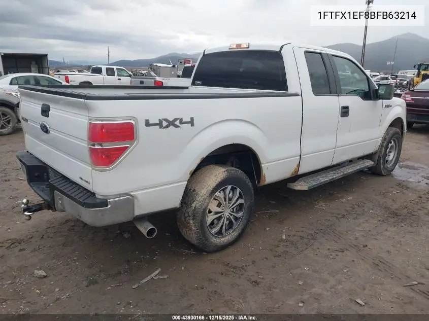 1FTFX1EF8BFB63214 2011 Ford F-150 Xlt