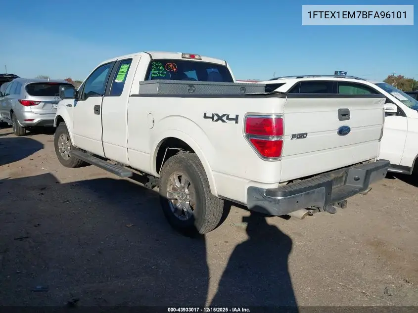 1FTEX1EM7BFA96101 2011 Ford F-150 Xl