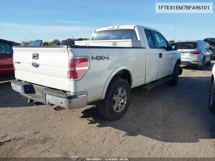 1FTEX1EM7BFA96101 2011 Ford F-150 Xl