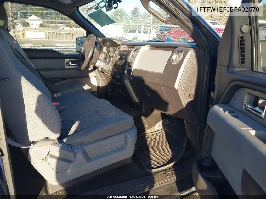 1FTFW1EF0BFA02570 2011 Ford F-150 Xlt