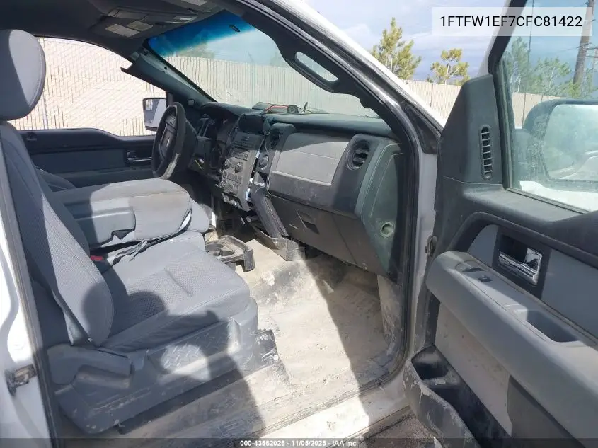 1FTFW1EF7CFC81422 2012 Ford F-150 Xl