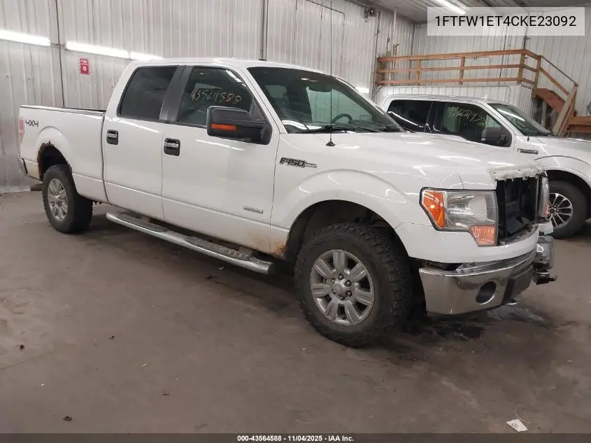 1FTFW1ET4CKE23092 2012 Ford F-150 Xlt