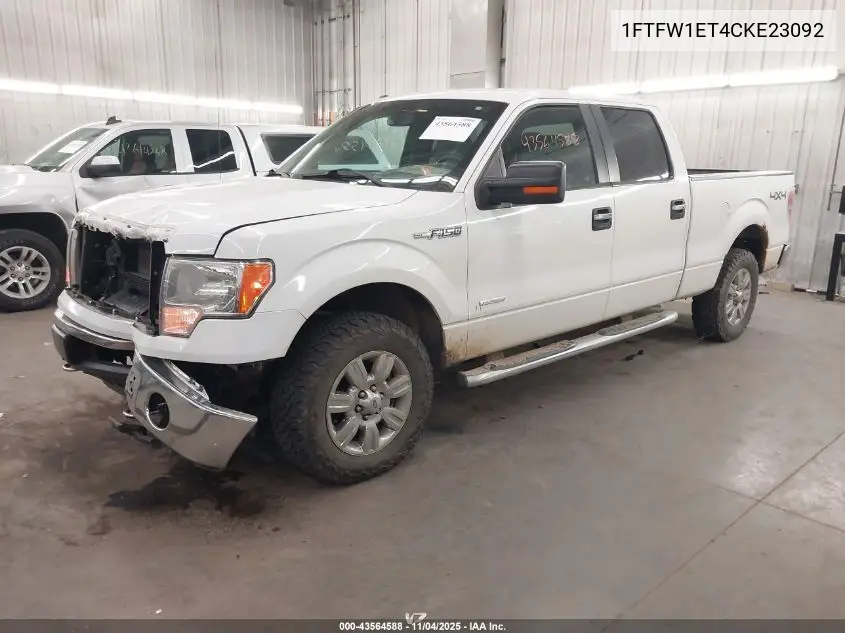1FTFW1ET4CKE23092 2012 Ford F-150 Xlt