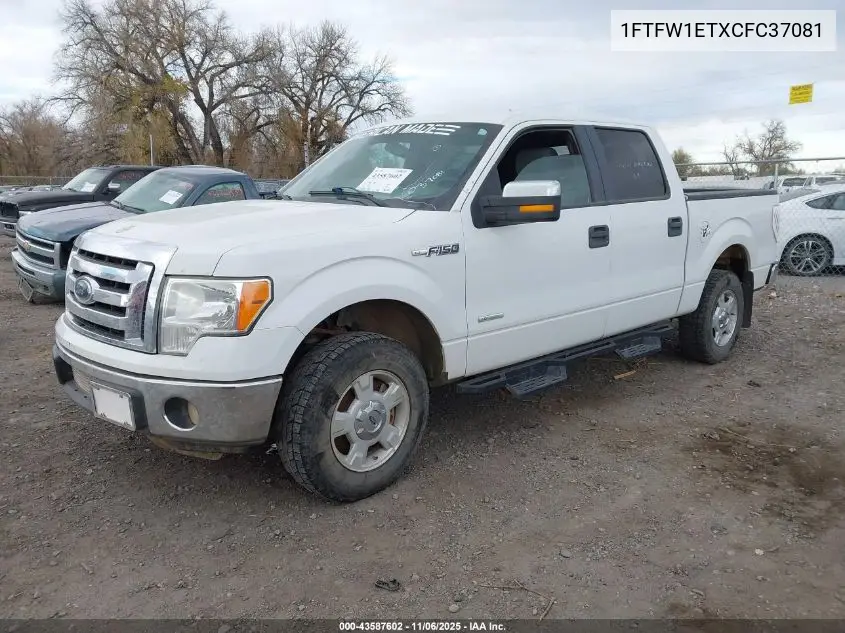 1FTFW1ETXCFC37081 2012 Ford F-150 Xlt