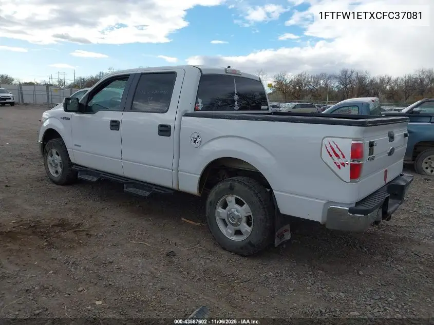 1FTFW1ETXCFC37081 2012 Ford F-150 Xlt