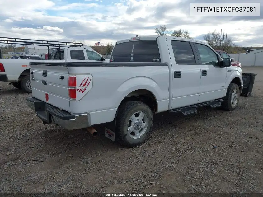 1FTFW1ETXCFC37081 2012 Ford F-150 Xlt