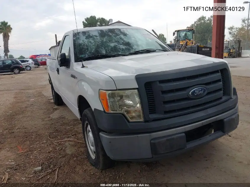 1FTMF1CM5CKE40129 2012 Ford F-150 Xl