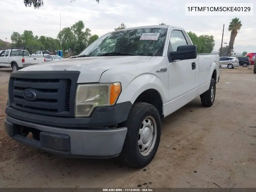 1FTMF1CM5CKE40129 2012 Ford F-150 Xl