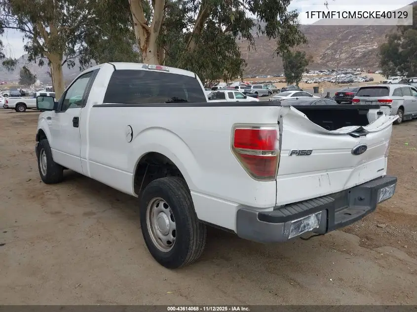 1FTMF1CM5CKE40129 2012 Ford F-150 Xl