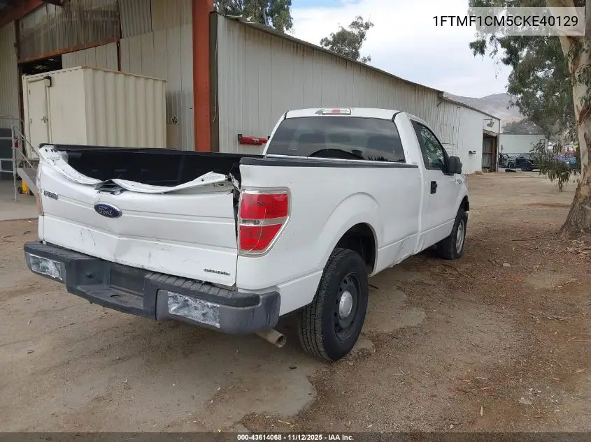 1FTMF1CM5CKE40129 2012 Ford F-150 Xl