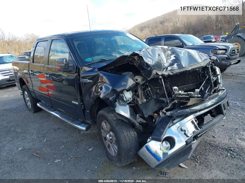 1FTFW1ETXCFC71568 2012 Ford F-150 Xlt