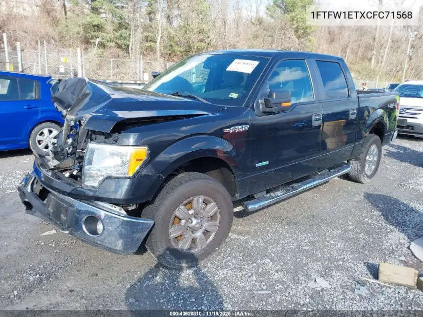 1FTFW1ETXCFC71568 2012 Ford F-150 Xlt