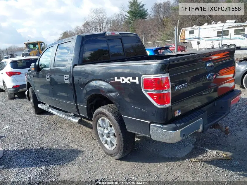 1FTFW1ETXCFC71568 2012 Ford F-150 Xlt