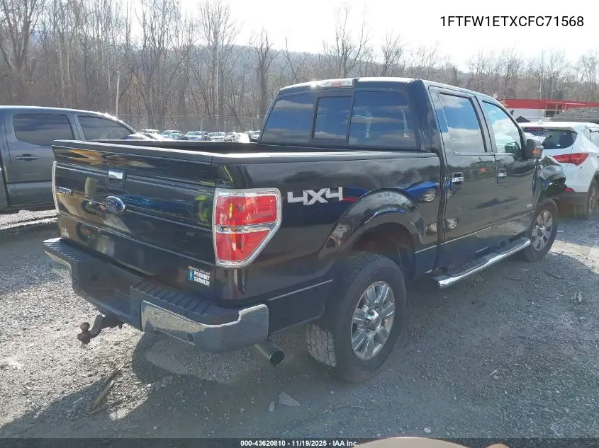 1FTFW1ETXCFC71568 2012 Ford F-150 Xlt