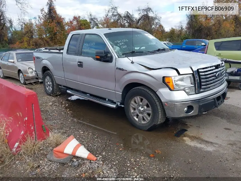 1FTFX1EF9CFB06909 2012 Ford F-150 Xlt