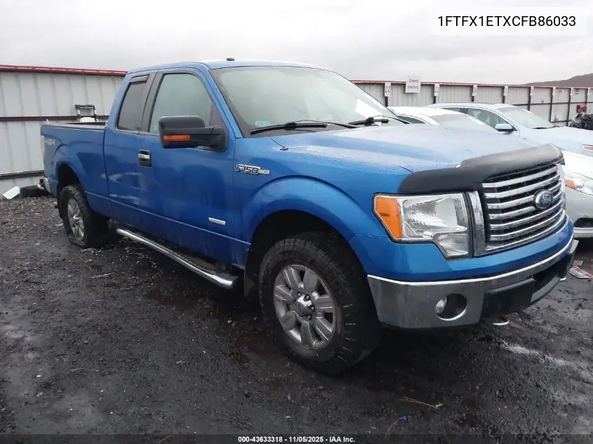 1FTFX1ETXCFB86033 2012 Ford F-150 Xlt