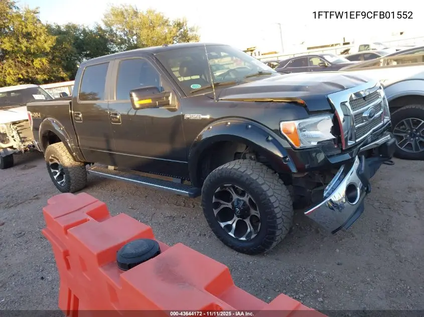 1FTFW1EF9CFB01552 2012 Ford F-150 Lariat