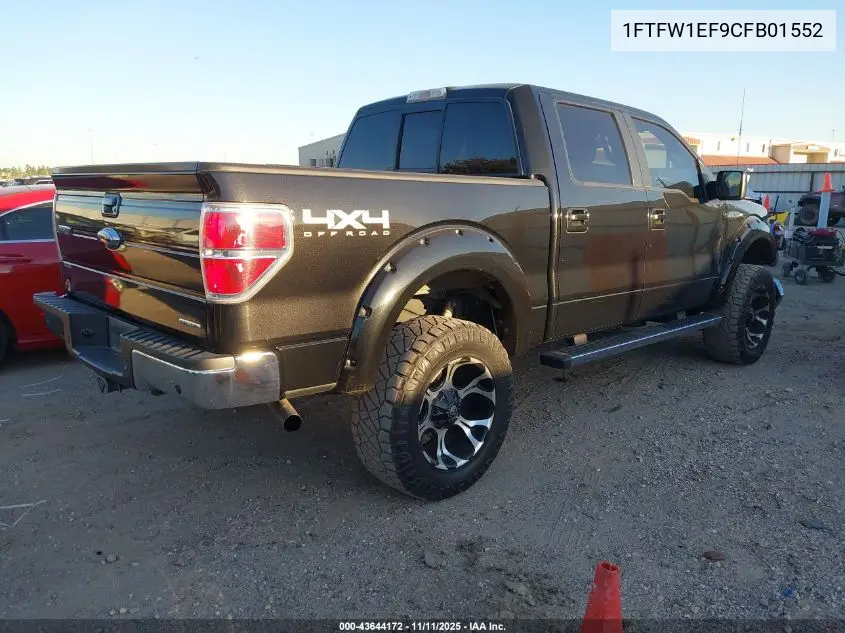1FTFW1EF9CFB01552 2012 Ford F-150 Lariat